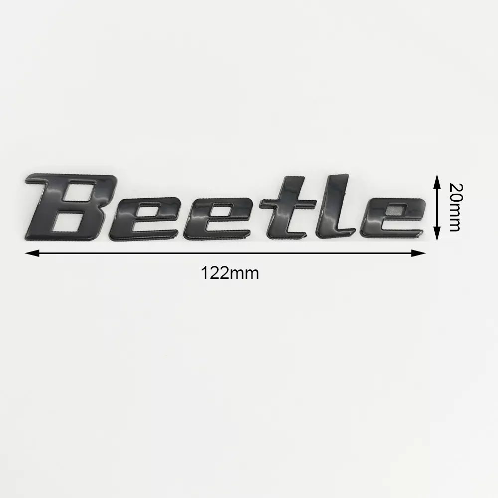 3D Metal Beetle Logo Rear Trunk Emblem Sticker for Car - Image 7
