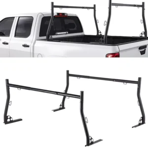 Adjustable Heavy-Duty Truck Ladder Rack 49–73 in Width, 800 lbs Load Capacity