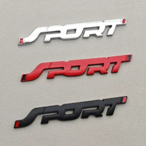 3D Metal Sport Car Badge Emblem Sticker Accessory