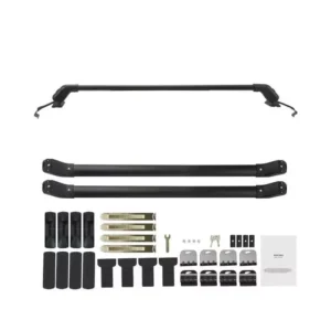 155 lbs Universal Aluminum Roof Rack Cross Bars for SUV with Lock