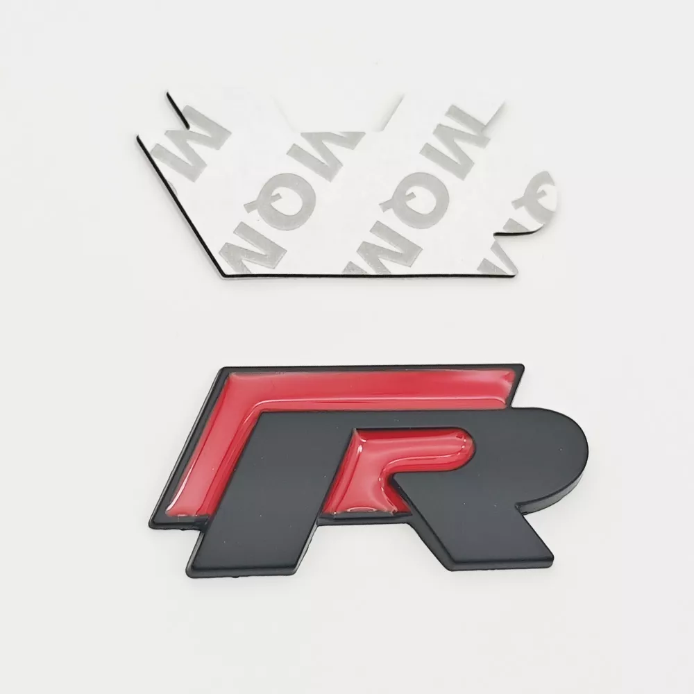 Sticker R Red-Black
