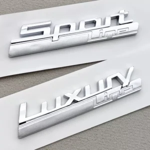 3D ABS Car Sticker Sport Luxury Line Logo Emblem Trunk Badge for BMW Accessories