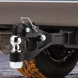 Heavy-Duty Pintle Hook Hitch with 2in & 2-5/16in Ball