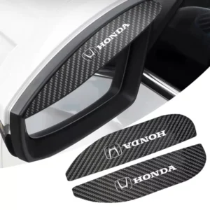 2Pcs Car Rearview Mirror Rain Snow Blocker Eyebrow for Honda