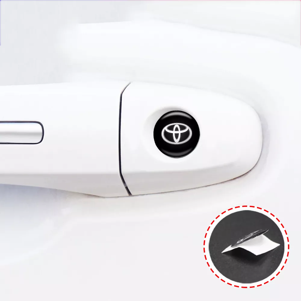 Car Lock Stickers Keyhole Protection for Toyota - Image 3