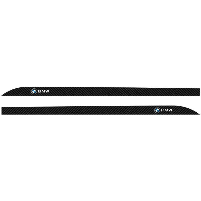 BMW Car Side Skirt Decals – Carbon Fiber Styling Stripes for F10, F30, G20 - Image 5