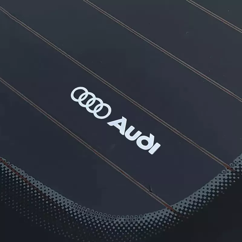 Audi Metal Emblem Decal