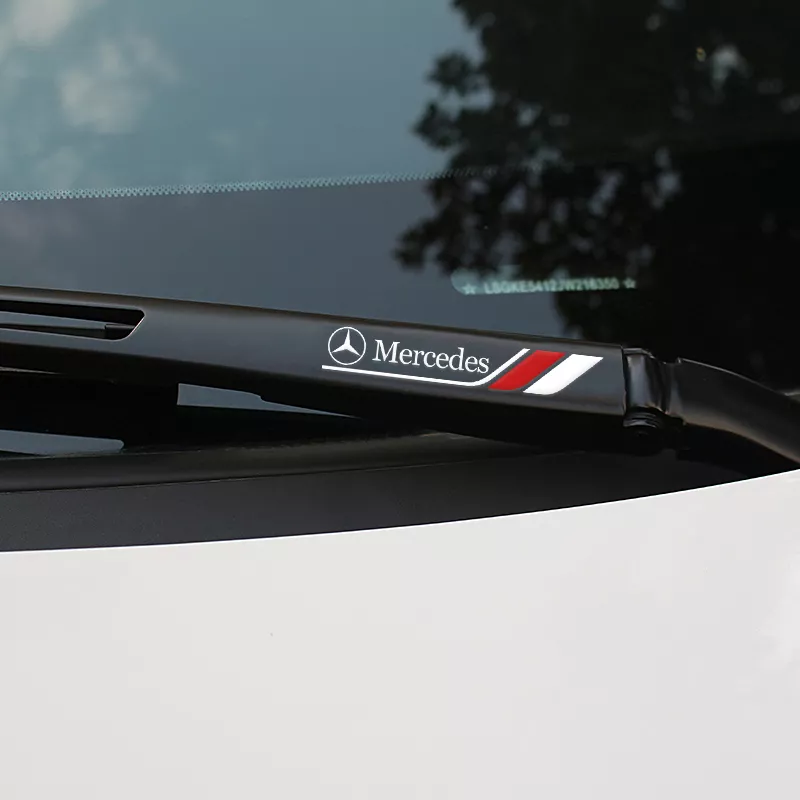 Creative Car Window Wiper Stickers – Auto Decor Decals for Mercedes-Benz, BMW, Audi - Image 3