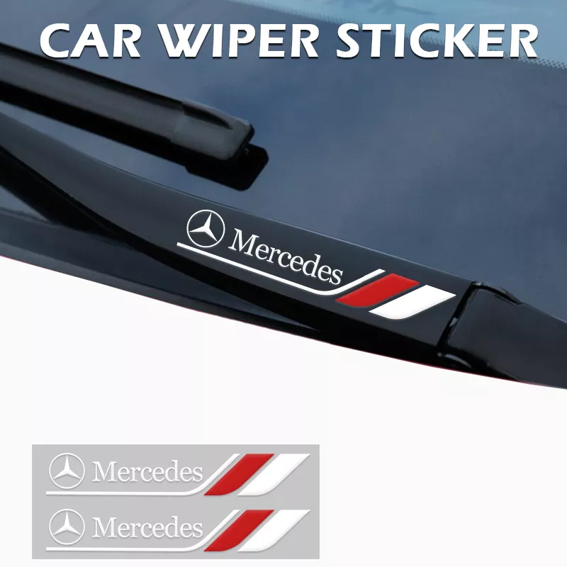 Creative Car Window Wiper Stickers – Auto Decor Decals for Mercedes-Benz, BMW, Audi - Image 2