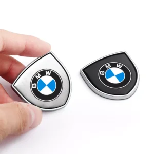 Reflective Metal Emblem Auto Decor Decals for BMW, Audi, and Mercedes-Benz