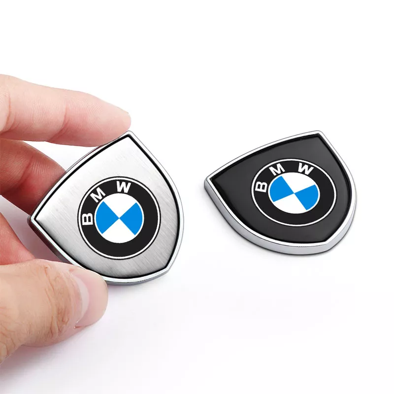 Reflective Metal Emblem Auto Decor Decals for BMW, Audi, and Mercedes-Benz