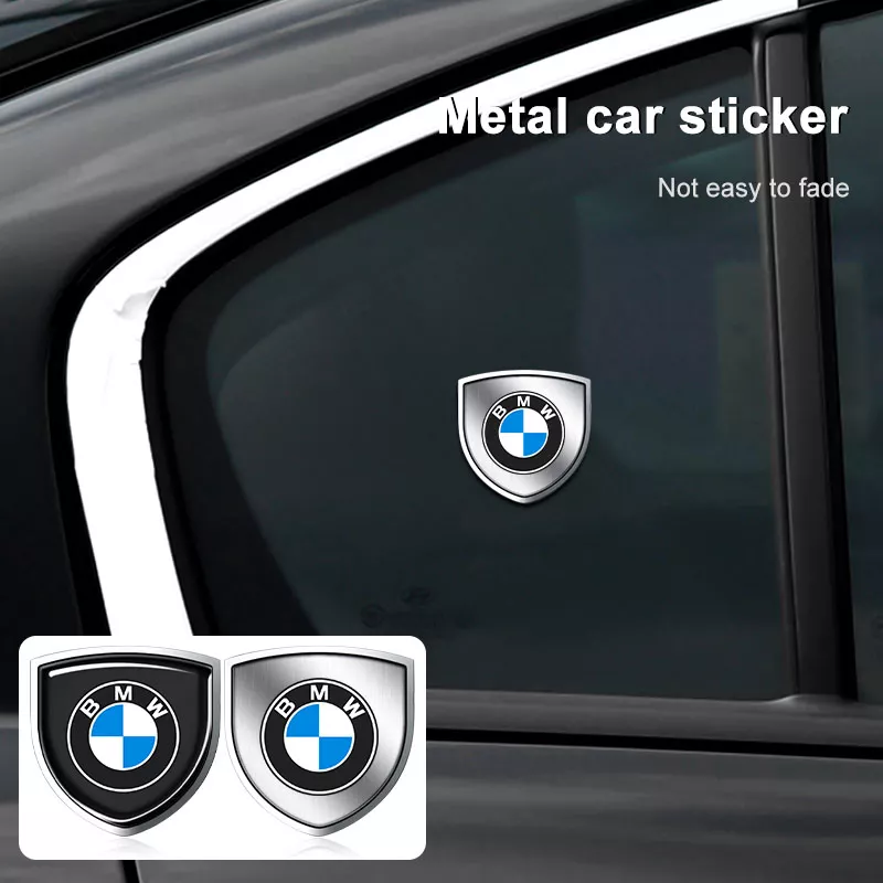 Reflective Metal Emblem Auto Decor Decals for BMW, Audi, and Mercedes-Benz - Image 2
