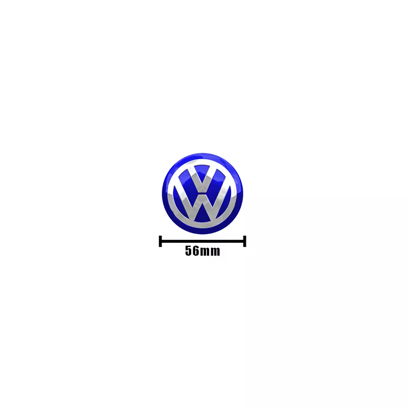 Blue Volkswagen Logo