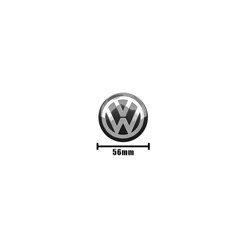 Black Volkswagen Logo