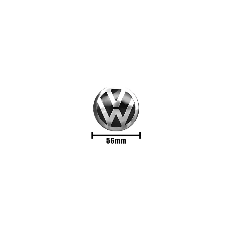 Gray Volkswagen Logo