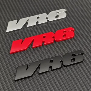 3D Metal VR6 Emblem Badge Car Logo Sticker
