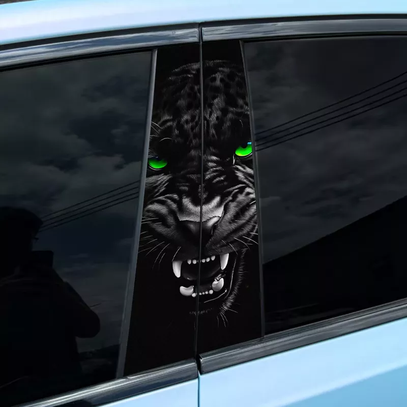Ferocious Animal Car B-Pillar Stickers – Fits Ford, Toyota, Honda Vehicles - Image 5