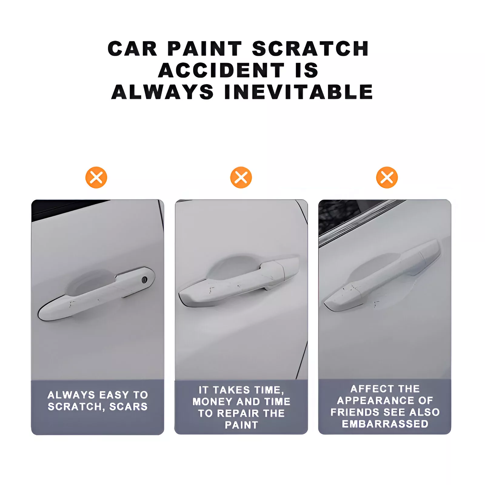 Car Door Handle & Sill Protective Film Stickers for Nissan - Image 5