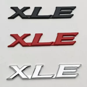 3D Metal XLE Emblem Car Sticker Badge