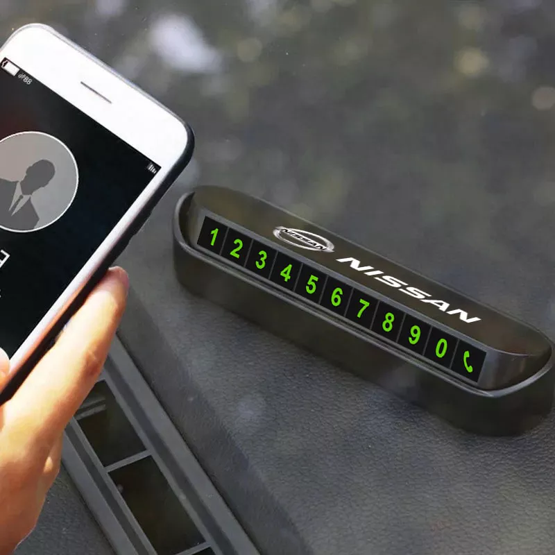 Car Temporary Parking Card Sticker for Nissan - Image 4