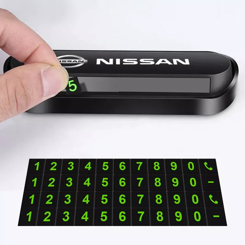 Car Temporary Parking Card Sticker for Nissan - Image 5