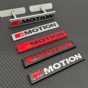3D Metal 4Motion Car Emblem Sticker