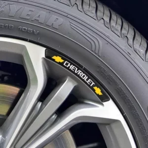 4PCS Wheel Rim Stickers for Chevrolet Cruze, Camaro & Malibu – Stylish Car Decals