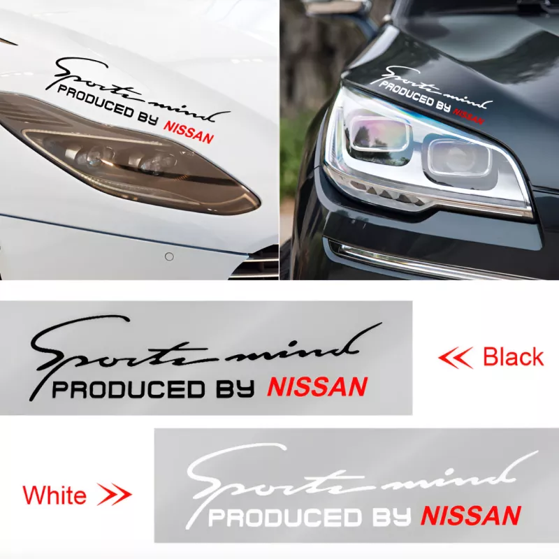 Car Emblem Light Eyebrow Stickers for Nissan - Image 5