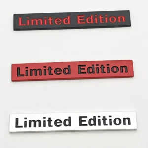 Limited Edition 3D Metal Car Emblem Badge Sticker