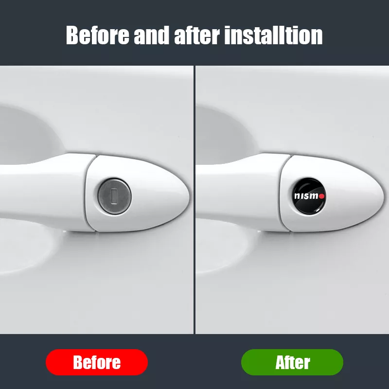 Car Door Lock Keyhole Stickers – Protect & Style for Nissan, Juke, Qashqai - Image 4