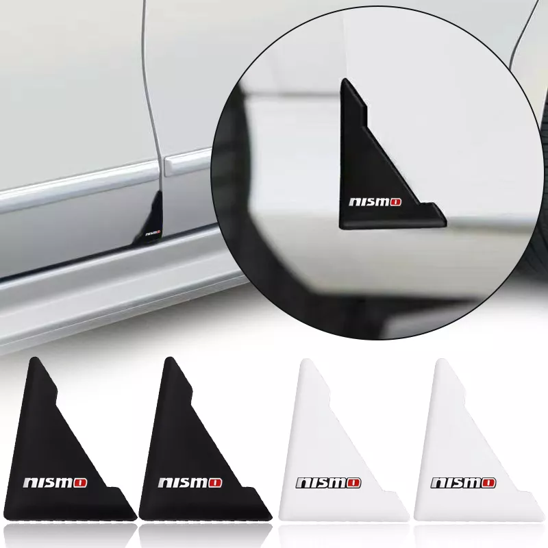 2x Car Door Corner Bumper Protection Stickers for Honda, Mazda, Citroën