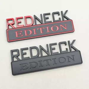 3D ABS Redneck Edition Car Emblem Badge Sticker