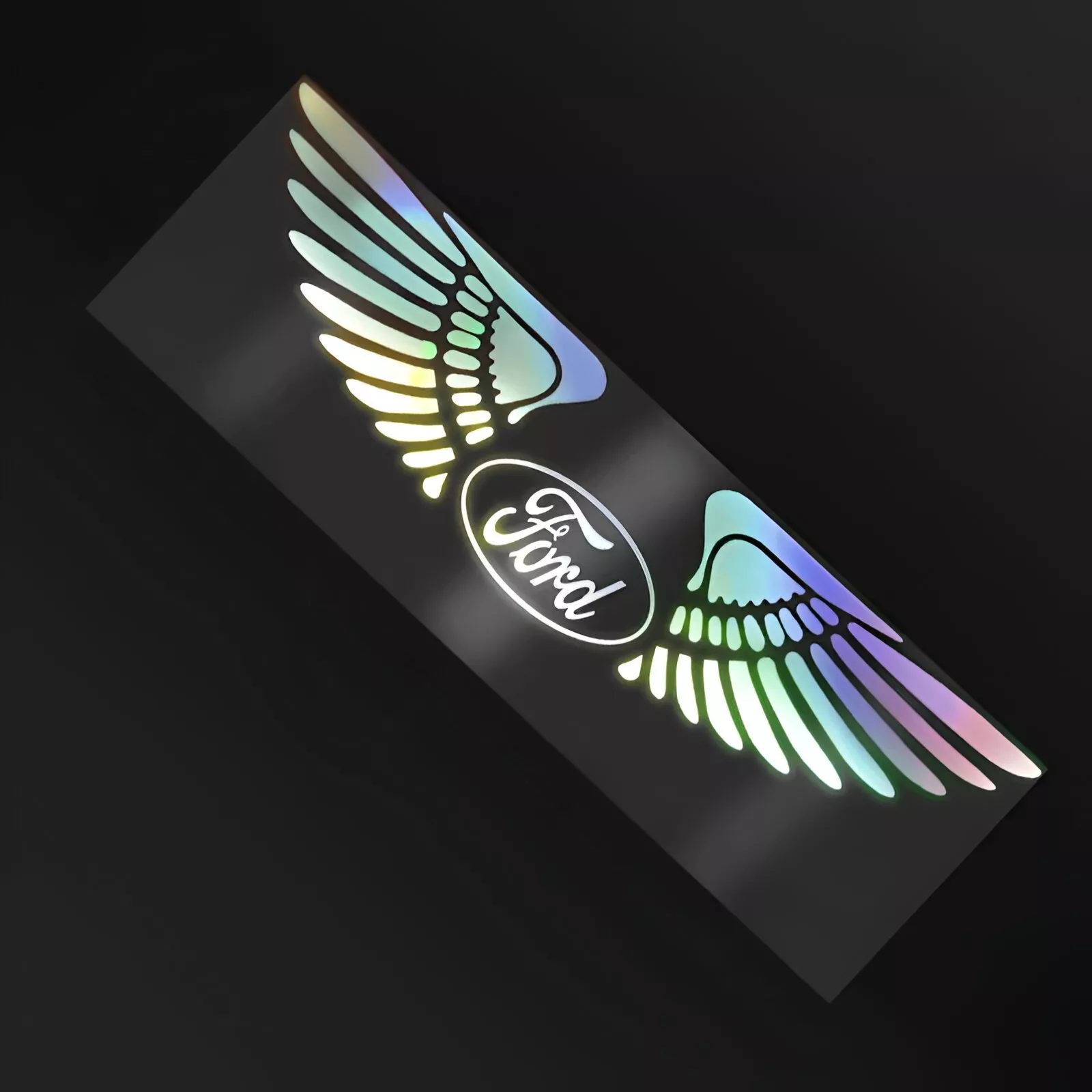 Ford Mustang, F-150, Fiesta Car Logo Laser Wing Reflective Door Decal Sticker