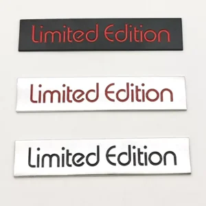 Limited Edition 3D Metal Car Emblem Badge