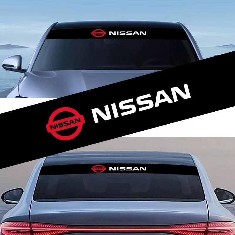 Car Sunshade Stickers for Nissan, Qashqai, Tiida, X-Trail, Teana