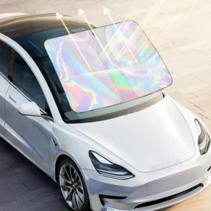 UV-Reflective Car Windshield Sunshade - Cooling Heat Shield & Privacy Curtain