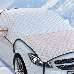 Winter Windshield Snow Cover – Heavy-Duty Frost & Ice Protector with Straps