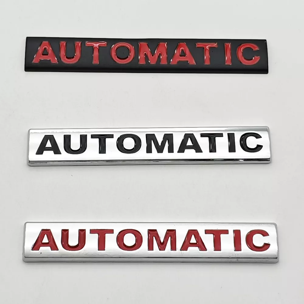 3D Metal Automatic Car Emblem Badge Waterproof Rear Trunk Sticker