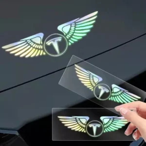 Colorful Laser Trunk Windshield Stickers for Tesla