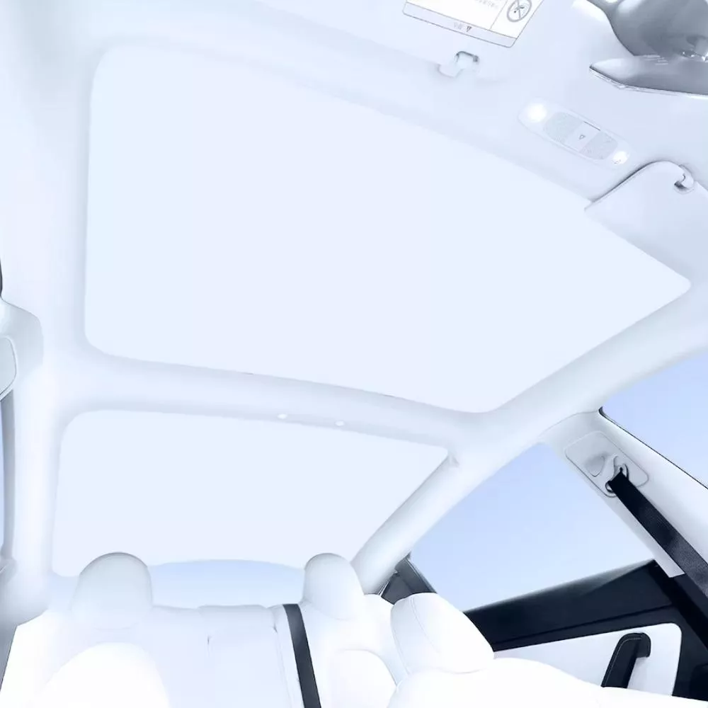 Upgrade Ice Cloth Sun Shades for Tesla Model 3 & Model Y Glass Roof