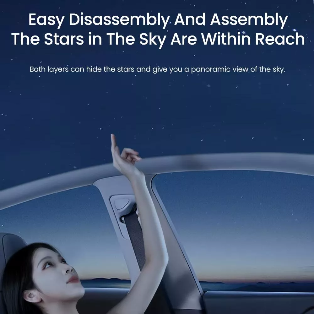 Upgrade Ice Cloth Sun Shades for Tesla Model 3 & Model Y Glass Roof - Image 7