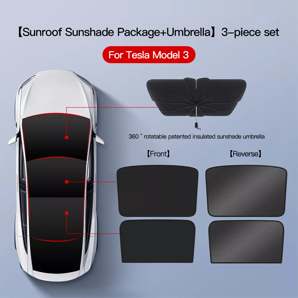 Model3 Black 3 Piece Set