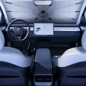 Tesla Foldable Car Sunshade Umbrella
