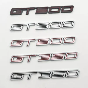 3D Metal Car Sticker GT350 GT500 Logo Emblem Badge Decal for Ford Mustang F150