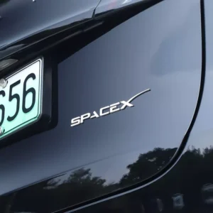 Tesla Highland Car Trunk Badge Decal