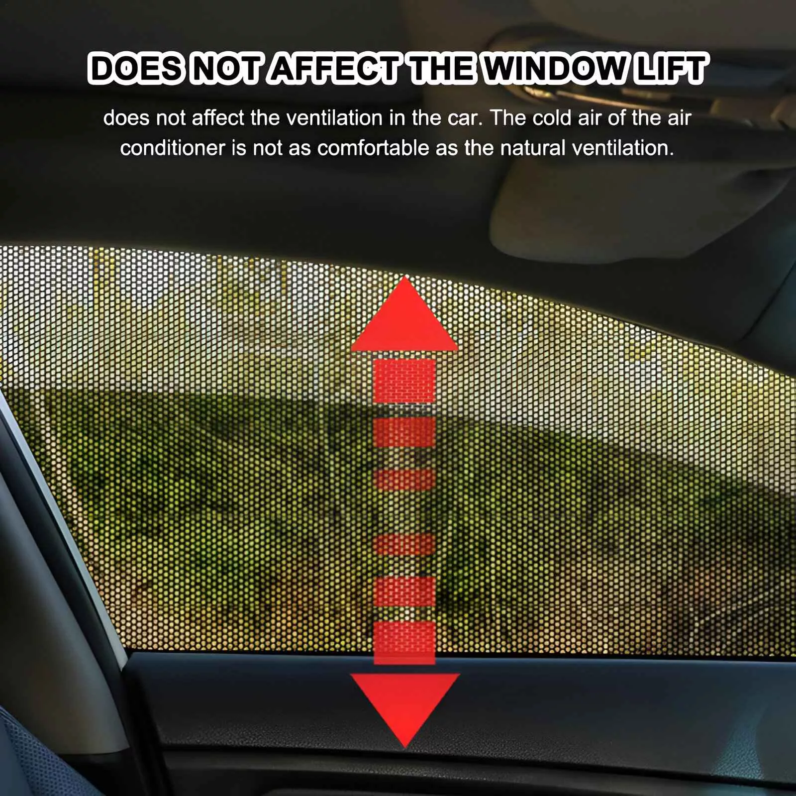 Universal Car Window Sunshade Curtains - Image 5