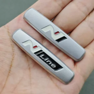 3D Metal Car Seat Badge Emblem Sticker for Hyundai N Line Accessories