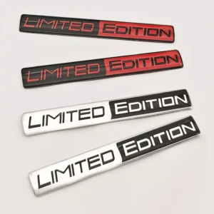 Limited Edition 3D Aluminium Car Emblem Badge