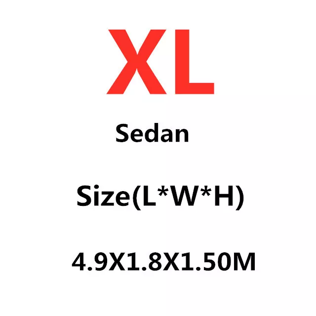 XL (4.9 x 1.8 x 1.50 m)