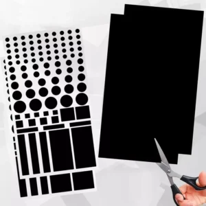 PVC Blackout Decals for Electronics & Car Lights